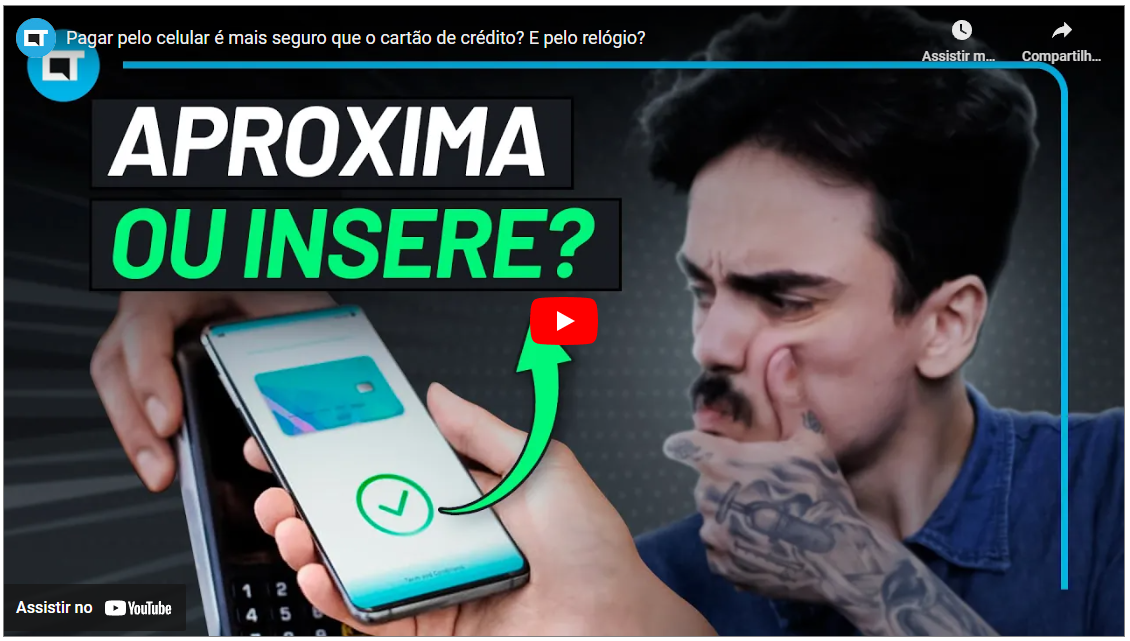 Pagar pelo celular é mais seguro que o cartão de crédito? E pelo relógio?